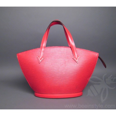 Louis Vuitton Red Epi Saint Jacques Hand Bag