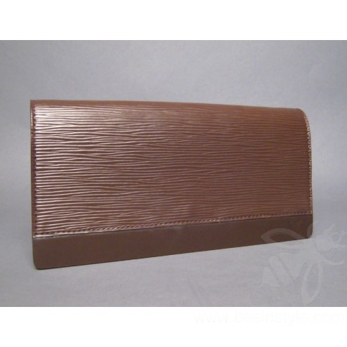 Louis Vuitton Brown Epi Leather Honfleur Clutch Bag NWT