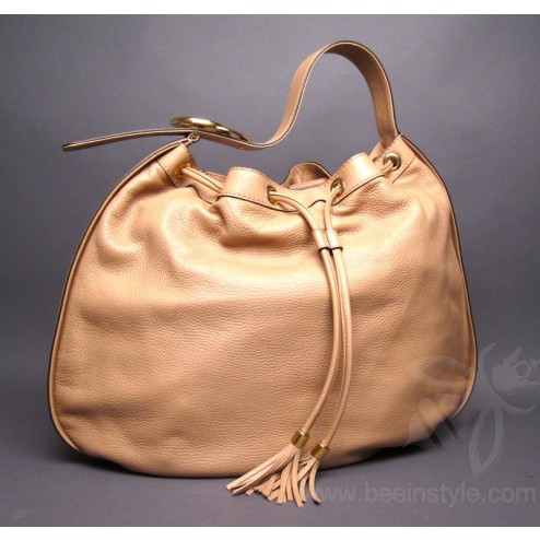 Gucci Tan Interlocking Large Hobo Bag NWT