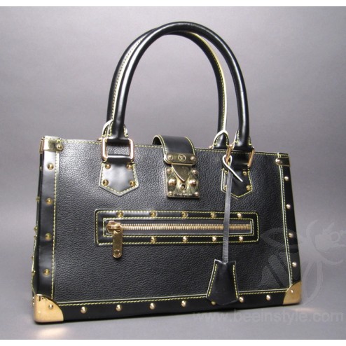 Louis Vuitton Black Suhali Leather Le Fabuleux Bag