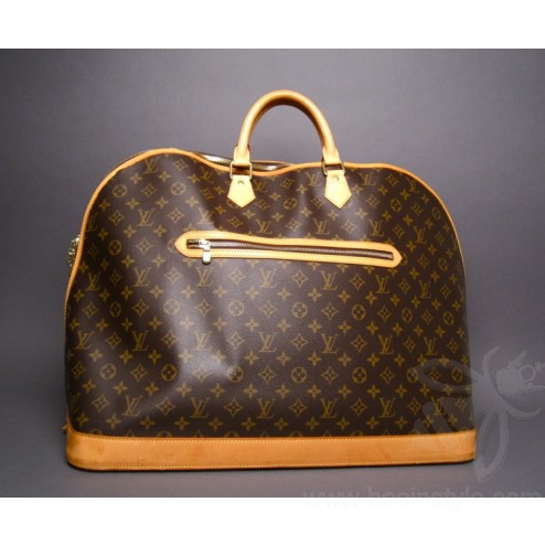 Louis Vuitton Monogram Alma Voyage GM Soft Travel Luggage Bag