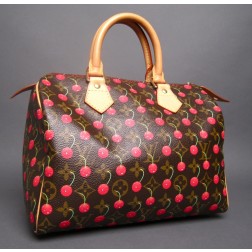 Louis Vuitton Cherry Cerises Speedy 25 Handbag