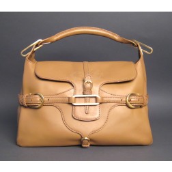 Jimmy Choo Beige Leather Tulita Hobo Bag