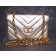Chanel Limited Edition Gold Quilted Flap Bag With CC Swarovski Crystals