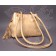 Authentic Chanel Tan Lambskin Leather Tassel Shoulder Bag