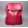 Authentic Chanel Red Leather Backpack