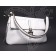 Salvatore Ferragamo White Leather Shoulder Flap Bag