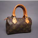 Louis Vuitton Monogram LV Canvas Mini Speedy Handbag
