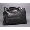 Christian Dior Black Cannage Leather Lady Dior Shoulder Bag