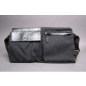 Gucci Black Gg Canvas Waist Belt Bag
