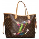 Louis Vuitton Limited Edition Monogram Murakami MOCA Neverfull GM Bag